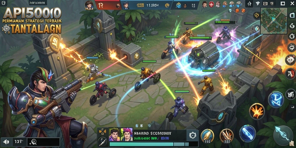 Tangkapan layar gameplay API5000 yang menunjukkan strategi dan aksi yang mendebarkan.