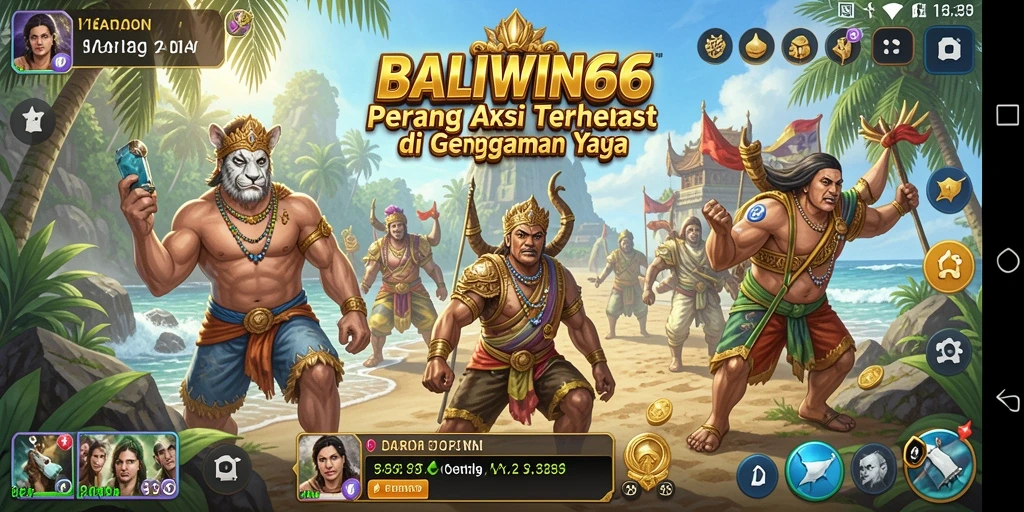 Tampilan gameplay BALIWIN66 yang mendebarkan dan penuh aksi.