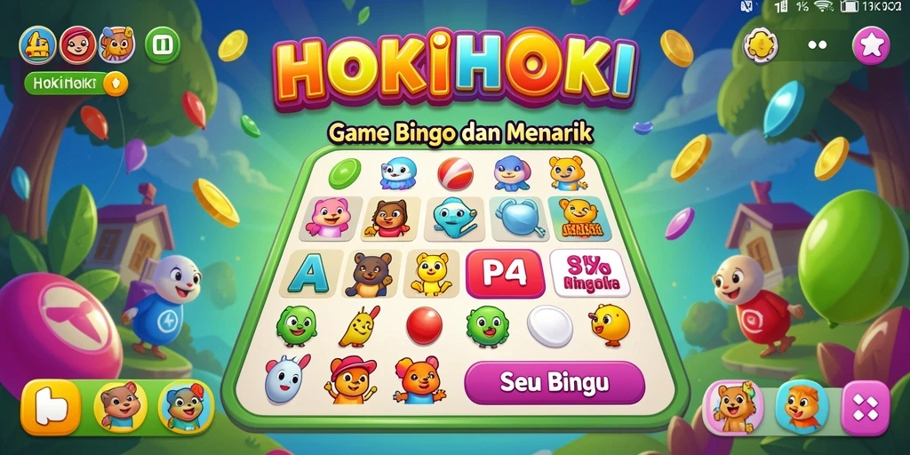 Tampilan gameplay HOKIHOKI yang seru dan interaktif.