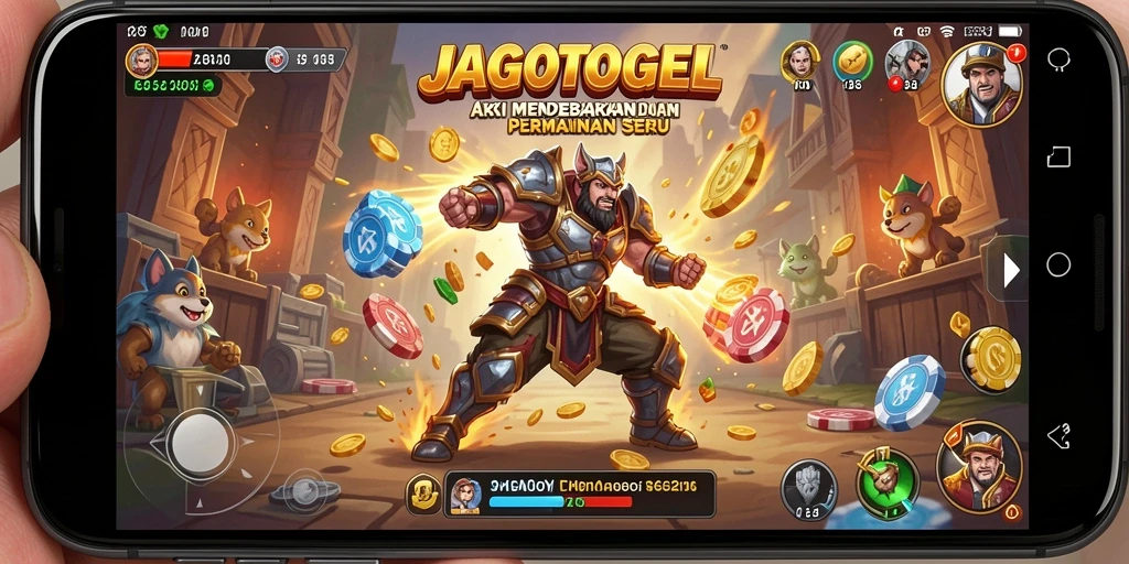 Tampilan seru dari gameplay JAGOTOGEL yang mendebarkan.