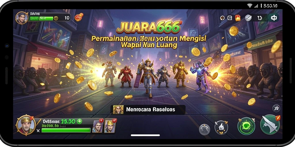 Tampilan seru gameplay JUARA666 yang penuh tantangan.