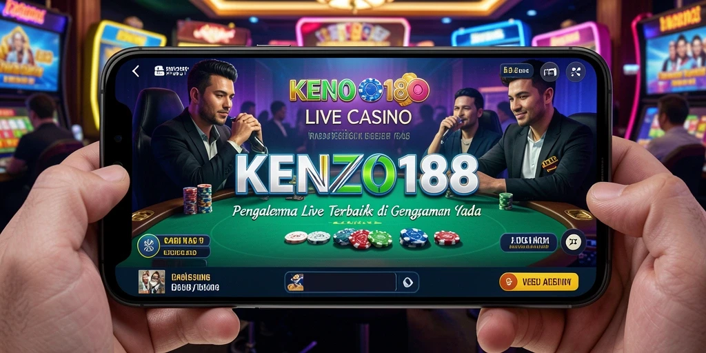 Tampilan gameplay Live Casino KENZO188 yang menarik dan interaktif.