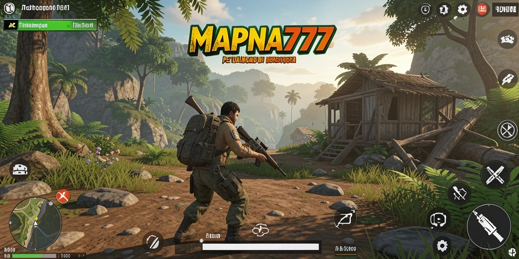Tampilan gameplay seru dari MAPNA777 saat menjelajahi dunia petualangan.