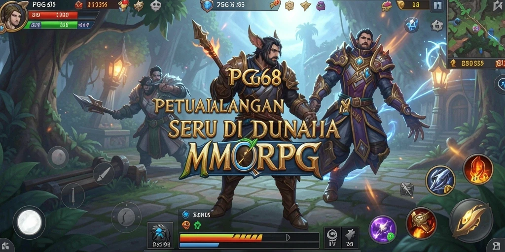 Tangkapan layar PGG68 menunjukkan pertarungan epik dengan grafis menawan.