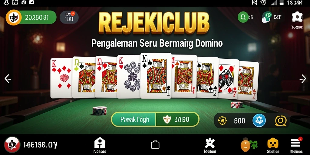 Tampilan menarik gameplay REJEKICLUB yang penuh tantangan.