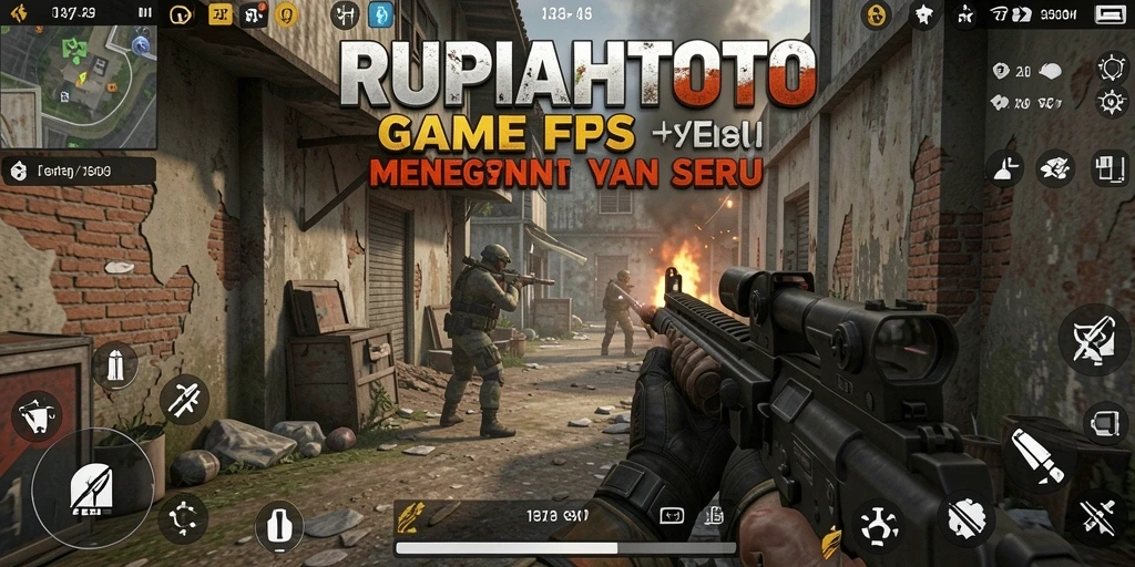 Gameplay intens RUPIAHTOTO dengan aksi tembak-menembak yang seru.