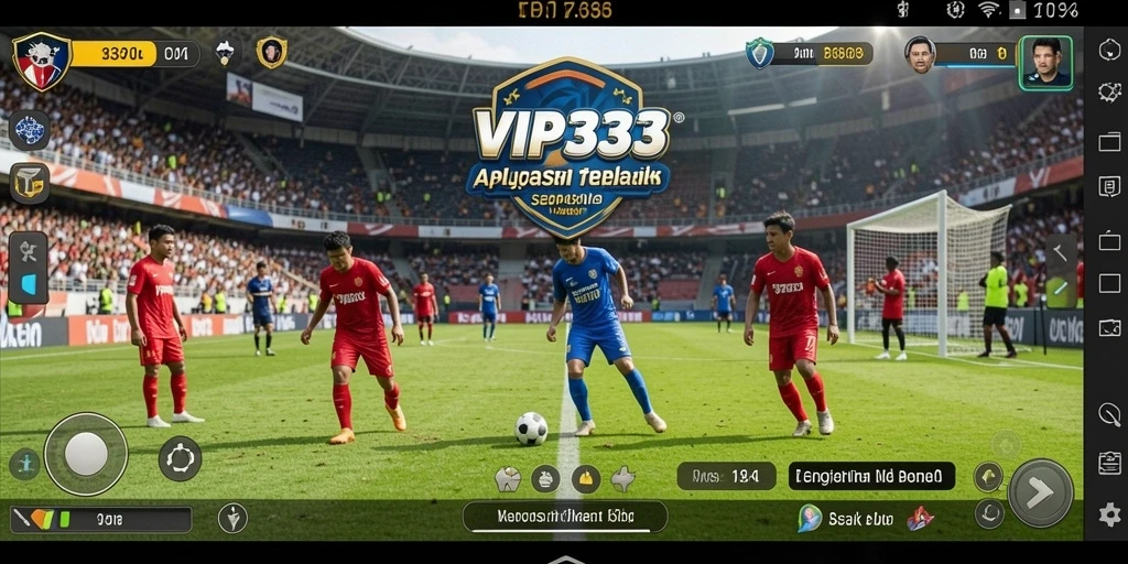 Gameplay VIP333 yang mendebarkan dalam aksi sepak bola.
