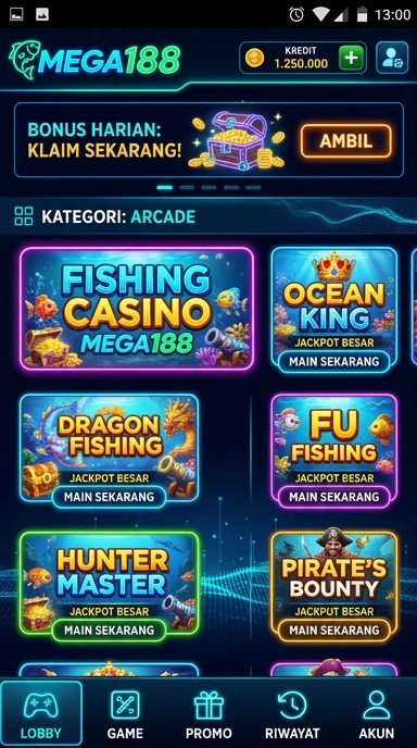Antarmuka mega188 yang ramah pengguna sangat memudahkan dalam mencari aplikasi.